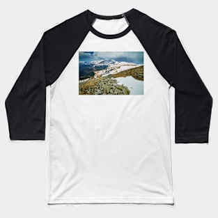 Mountain range in the spring Baseball T-Shirt